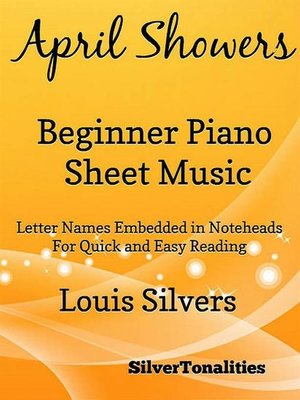 cover image of April Showers Beginner Piano Sheet Music